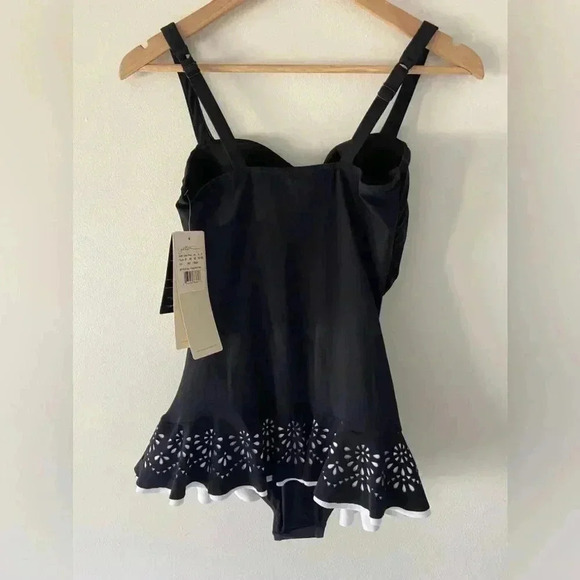 NWT Profile by Gottex One Piece Skirted Swimsuit size 8D - Picture 4 of 5